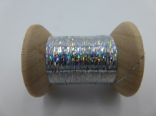 A&M Tinsel Holo Silver 1 mm 