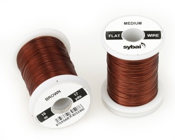 Sybai Color Wire Flat Brown Medium