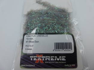 Cactus Chenille 15 mm - 41 Blue Dun