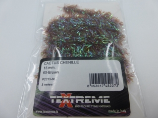 Cactus Chenille 15 mm - 60 Brown