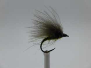 Size 16 F-Fly Olive CDC  Barbless
