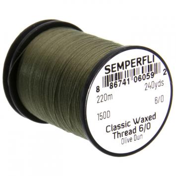 Classic Waxed Thread 6/0 Olive Dun 220m 