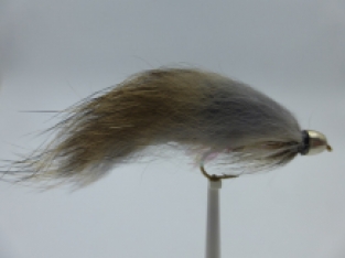 Size 10 Conehead Zonker Natural Barbless