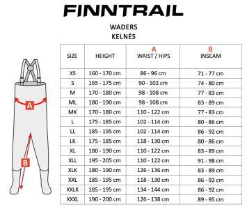 FINNTRAIL PROGUIDE KHAKI 1535 Wader Size MK