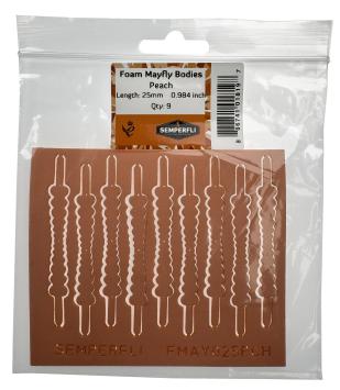 May fly Body Peach 25mm