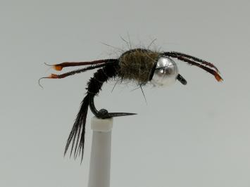 Size 10 Tungsten Czech PT Silver Barbless 