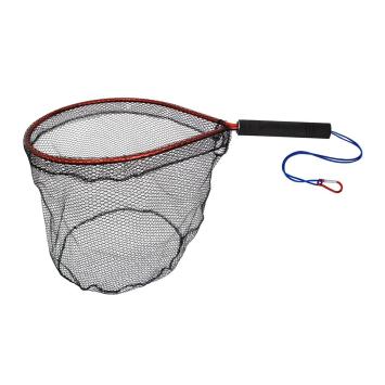 Jenzi Landingsnet Rubberized Red 45 x 35 cm