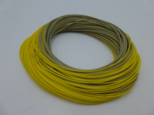 A&M WF10F Pike Fly line - Yellow/Olive