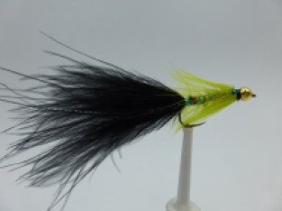 Size 10 Trout Dancer Black Barbless