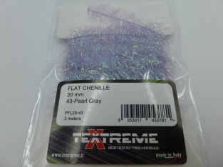 Palmer Flat Chenille  20 mm - 43 Pearl Gray