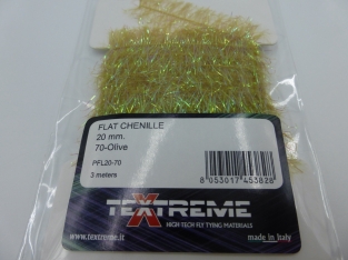 Palmer Flat Chenille 20 mm - 70 Olive