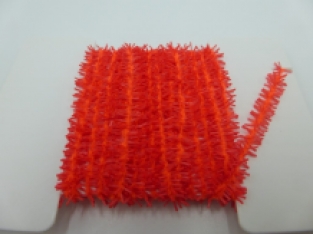 Gummy Chenille 6 mm - 176 Fluo Fire Orange