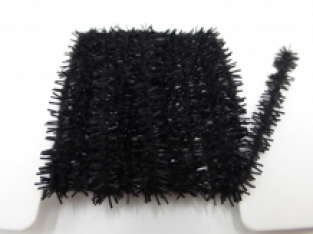 Gummy Chenille 6 mm - 20 Black