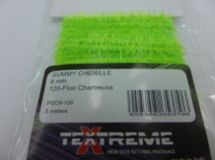 Gummy Chenille 6 mm - 120 Fluo Chartreuse