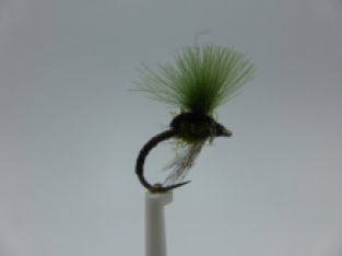 Size 14 Quill Body Olive CDC Emerger Barbless