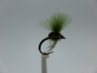 Size 16 Quill Body Olive CDC Emerger Barbless