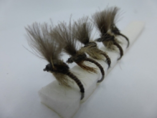 Size 12 Quill Body Natural CDC Emerger Barbless