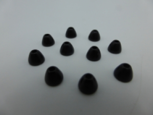 Tungsten Cone Head Black 3 mm