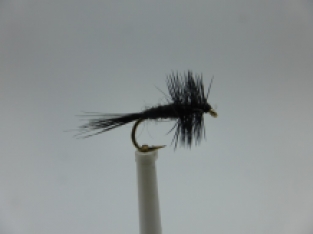 Size 16 Black Midge