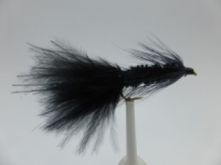 Size 10 Wooly Bugger Black