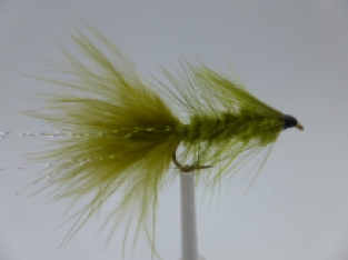 Size 10 Wooly bugger Olive