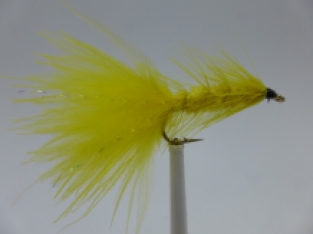Size 10 Wooly Bugger Yellow
