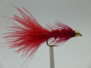 Size 10 Wooly Bugger Red Bead Head