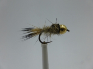 Size 14 Tungsten Hare,s Ear Natural Barbless