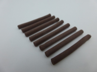 Zylinder Foam Brown 6 mm (8 Stuks)