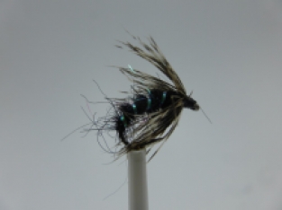 Size 14 Black Sparkle Spider