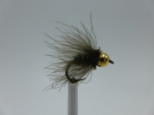 Size 18 Tungsten UV Grayling Nymph Black Barbless