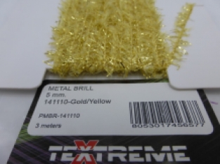 Textreme Metal Brill 5 mm - Gold/Yellow