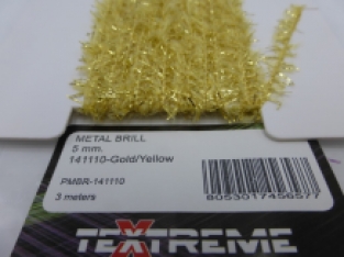 Textreme Metal Brill 5 mm -  White/Yellow