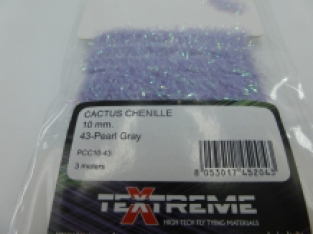 Cactus Chenille 10 mm - 43 Pearl Gray