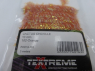 Cactus Chenille 10 mm - 102 Orange