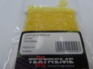 Cactus Chenille 10 mm - 110 Yellow