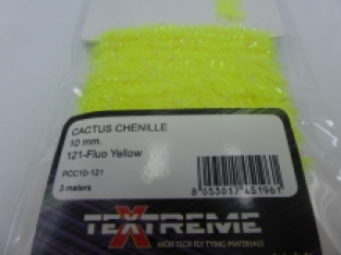 Cactus Chenille 10 mm - 121 Fluo Yellow
