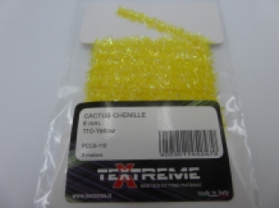 Cactus Chenille 6 mm - 110 Yellow