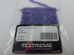 Cactus Chenille 6 mm - 90 Purple