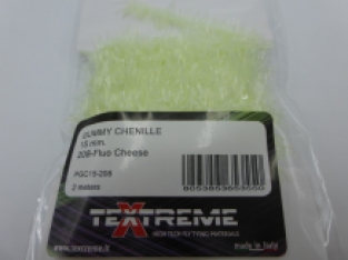 Gummy Chenille 15 mm - 208 Fluo Cheese