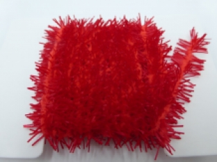 Gummy Chenille 15 mm - 197 Fluo Blood Red