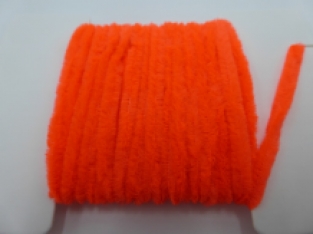Textreme Round Chenille 3 mm - 125 Fluo Red