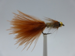 Size 10 Damsel Hare.s Ear Bead Head Barbless