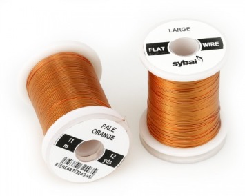 Sybai Color Wire Flat Pale Orange Large