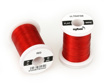 Sybai Color Wire Flat Red Ultrafine