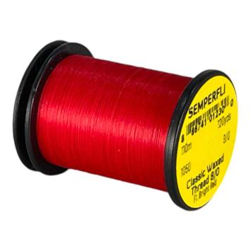 Classic Waxed Thread 8/0 Fl. Brigfht Red