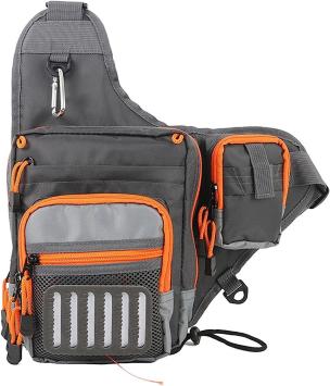 A&M V12 Sling Bag Grey/Orange