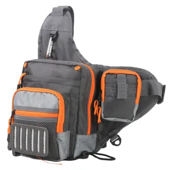 A&M V12 Sling Bag Grey/Orange
