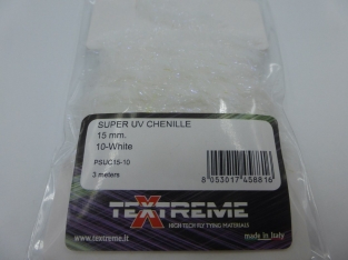 Super UV  Blob Ice Chenille 15 mm - 10 White