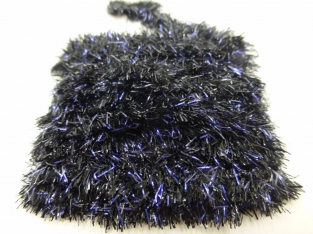 Super UV  Blob Ice Chenille 15 mm - 20 Black